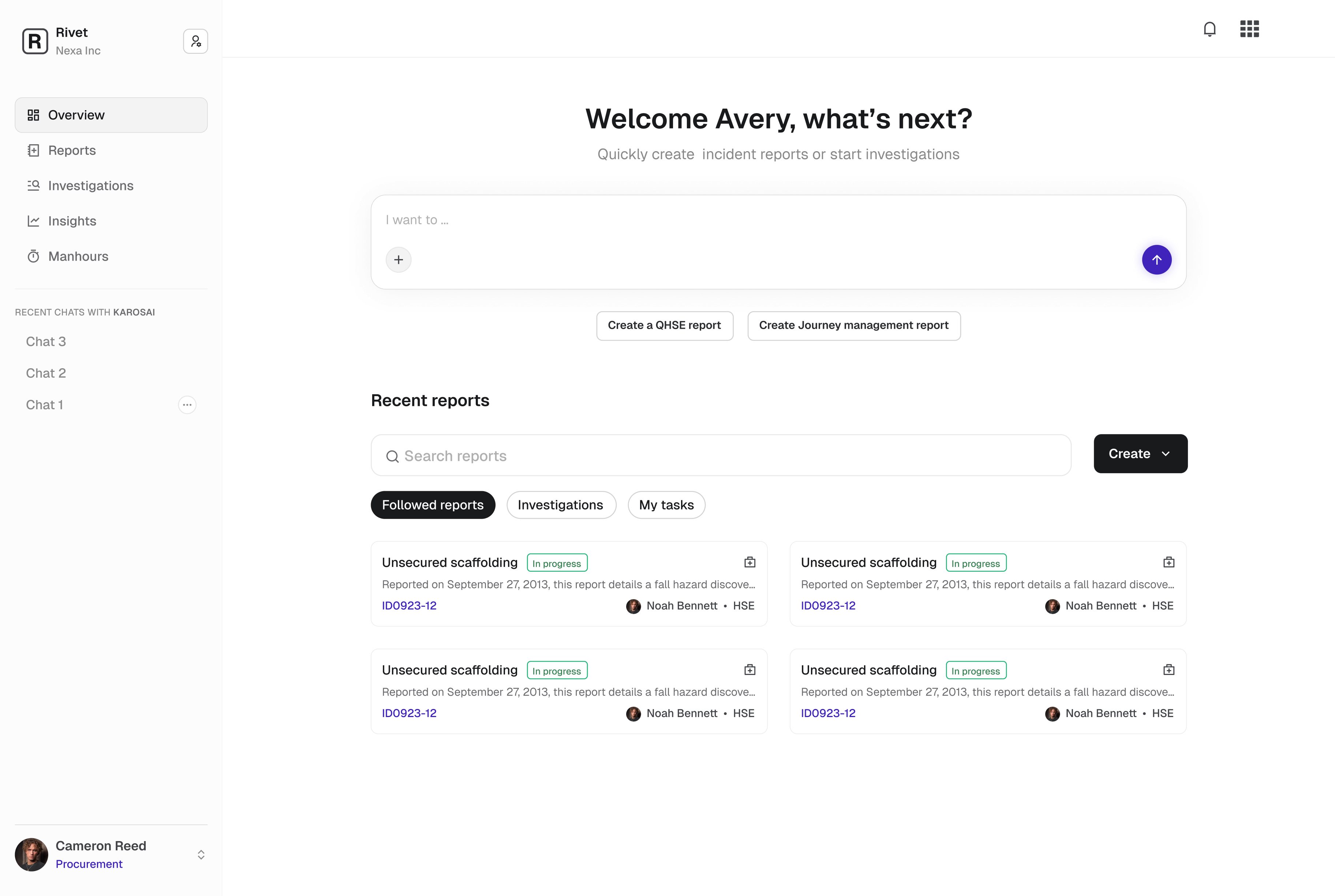 RIVET — Risk & assurance